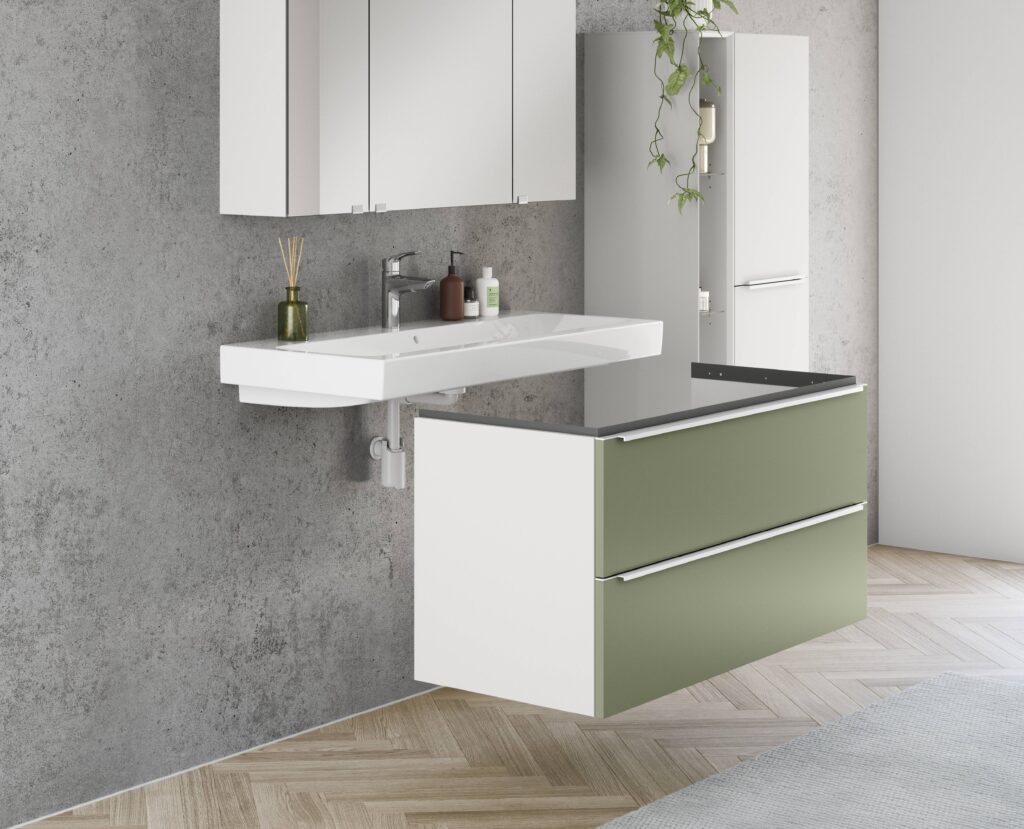 Baño verde KüchenHouse